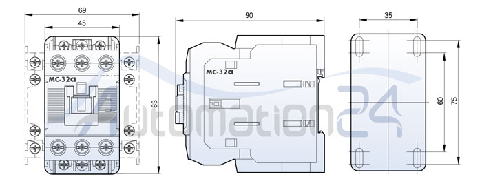 کنتاکتور LS مدل MC 32a بوبین 220 ولت کنتاکتور LS مدل MC 32a بوبین 220 ولت - فروشگاه اتوماسیون 24